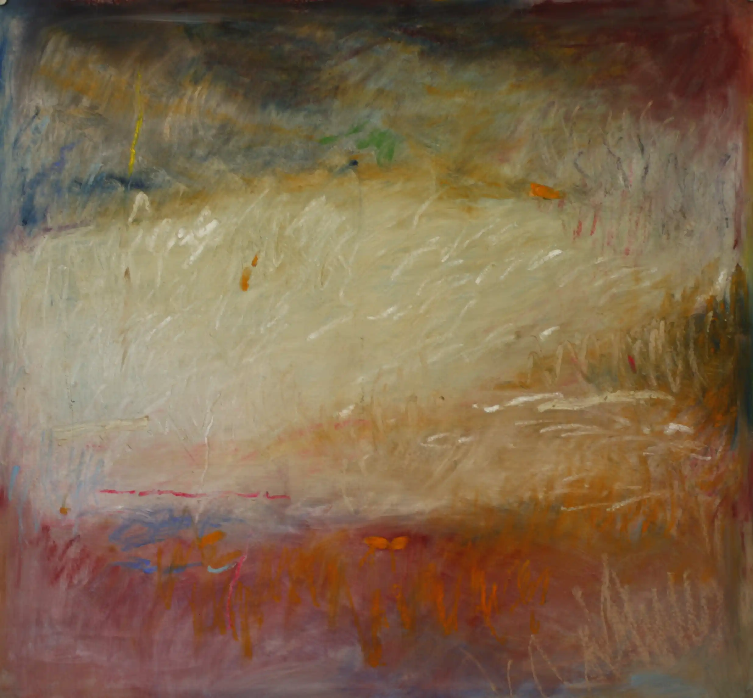 Sunset Quiver - 33x36, oil on mylar
