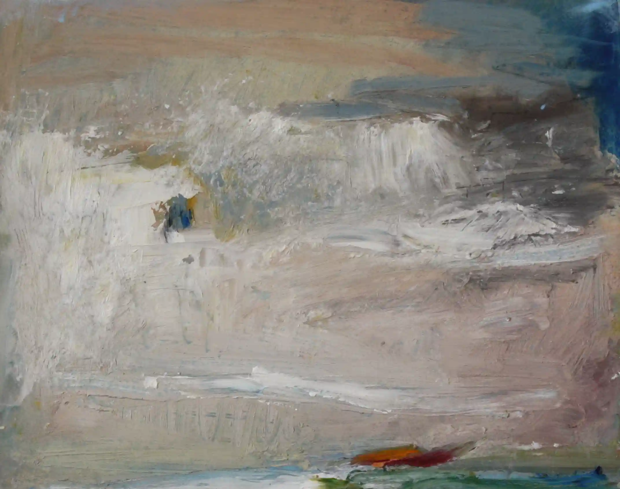 Patch of Sky 3 - 8x10, oil on mylar