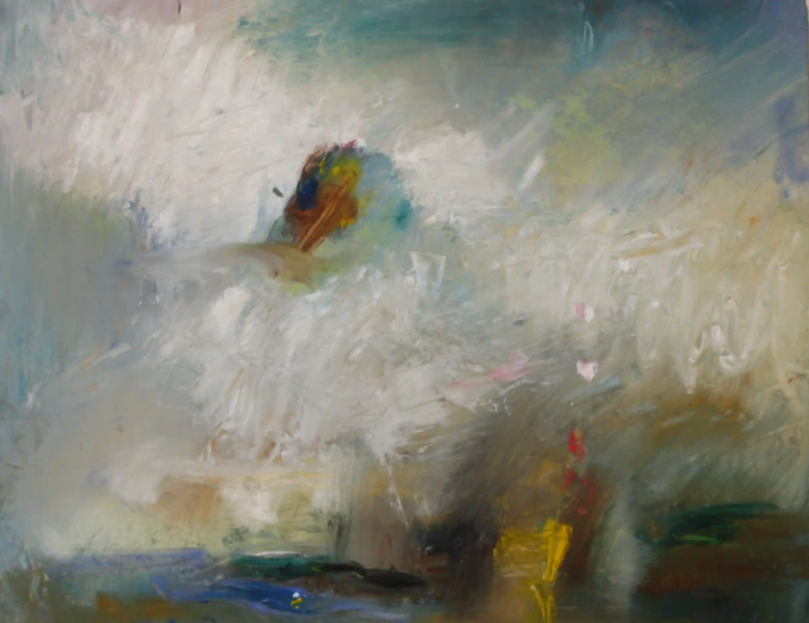 Patch of Sky 8 - 11x14, oil on mylar